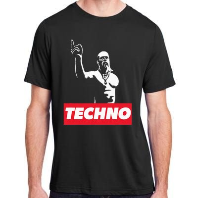 Techno Viking Art For Raver Dj Hard Techno Party Festival Adult ChromaSoft Performance T-Shirt