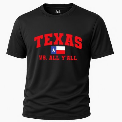 Texas Vs. All Y'All Texas Pride Home State Texas Shape Performance Shirt