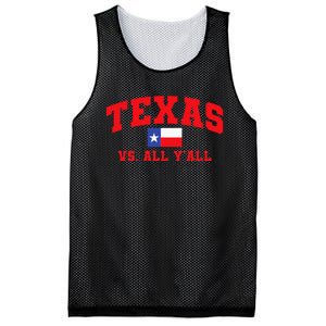 Texas Vs. All Y'All Texas Pride Home State Texas Shape Mesh Reversible Basketball Jersey Tank