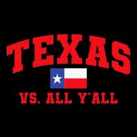 Texas Vs. All Y'All Texas Pride Home State Texas Shape Magnet