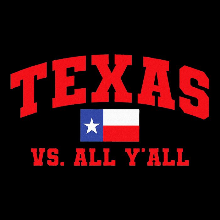 Texas Vs. All Y'All Texas Pride Home State Texas Shape Magnet