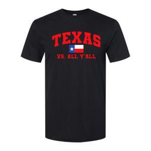 Texas Vs. All Y'All Texas Pride Home State Texas Shape Softstyle CVC T-Shirt