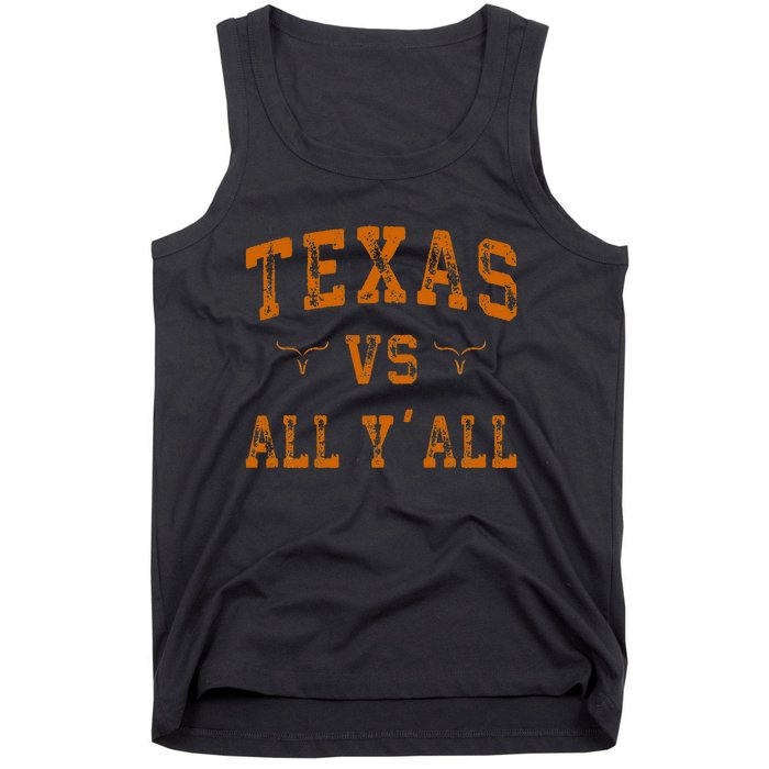 Texas Vs All Yall Tank Top