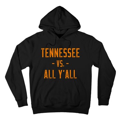 Tennessee Vs All Y’all Sports Weathered Vintage Southern Hoodie