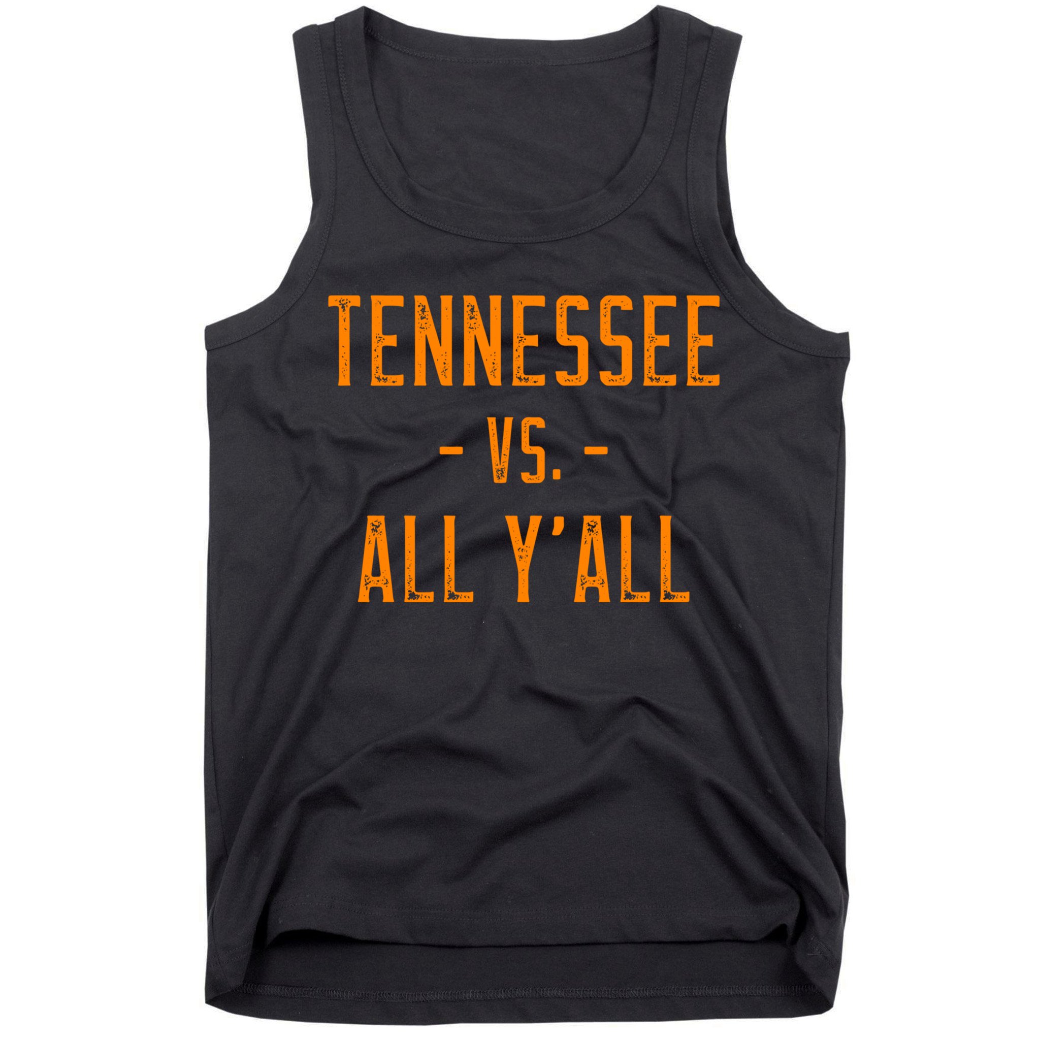 Tennessee Vs All Y’all Sports Weathered Vintage Southern Tank Top