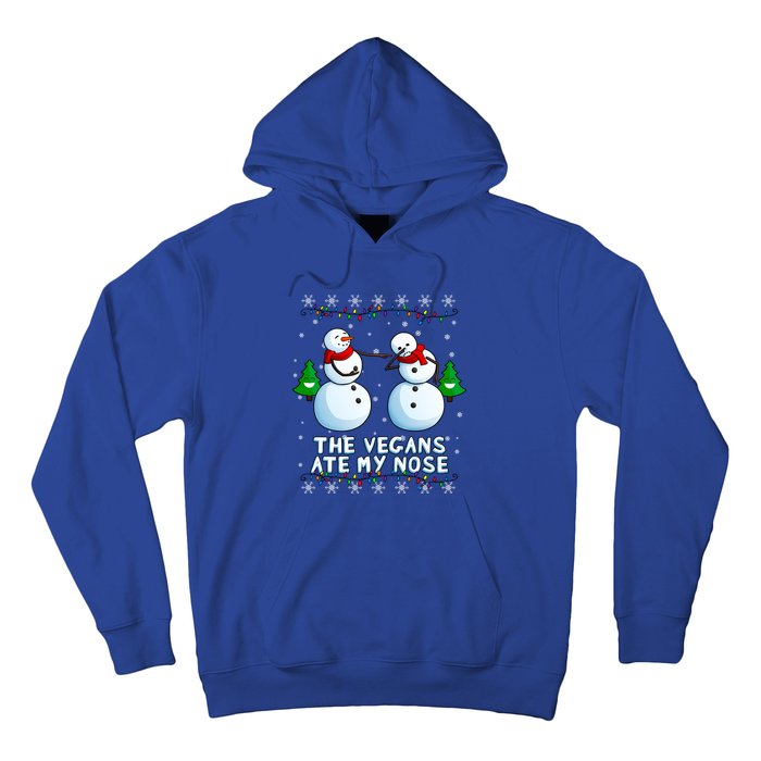 The Vegans Ate My Nose Gift Funny Christmas Great Gift Hoodie