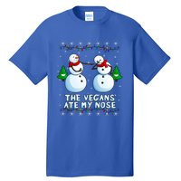 The Vegans Ate My Nose Gift Funny Christmas Great Gift Tall T-Shirt