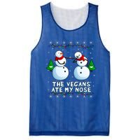 The Vegans Ate My Nose Gift Funny Christmas Great Gift Mesh Reversible Basketball Jersey Tank