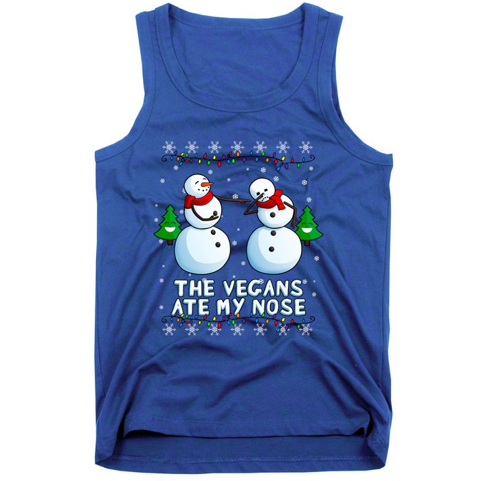 The Vegans Ate My Nose Gift Funny Christmas Great Gift Tank Top