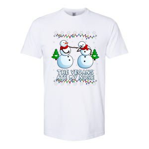 The Vegans Ate My Nose Gift Funny Christmas Great Gift Softstyle CVC T-Shirt