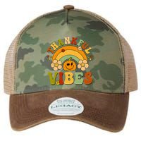 Thankful Vibes Autumn Pumpkin Harvest Festive Legacy Tie Dye Trucker Hat
