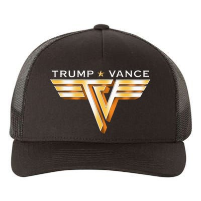 Trump Vance America Pro Trump 2024 Yupoong Adult 5-Panel Trucker Hat