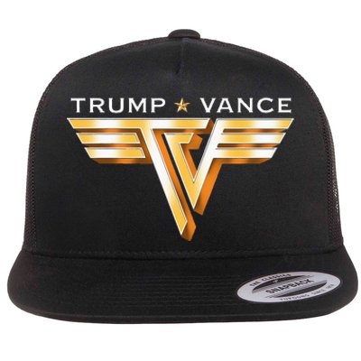 Trump Vance America Pro Trump 2024 Flat Bill Trucker Hat