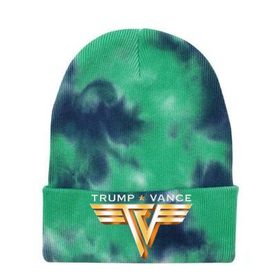 Trump Vance America Pro Trump 2024 Tie Dye 12in Knit Beanie