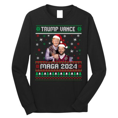 Trump Vance Brothers Maga 2024 Christmas Ugly Sweater Xmas Sweatshirt Long Sleeve Shirt