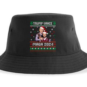 Trump Vance Brothers Maga 2024 Christmas Ugly Sweater Xmas Sweatshirt Sustainable Bucket Hat