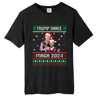 Trump Vance Brothers Maga 2024 Christmas Ugly Sweater Xmas Sweatshirt Tall Fusion ChromaSoft Performance T-Shirt