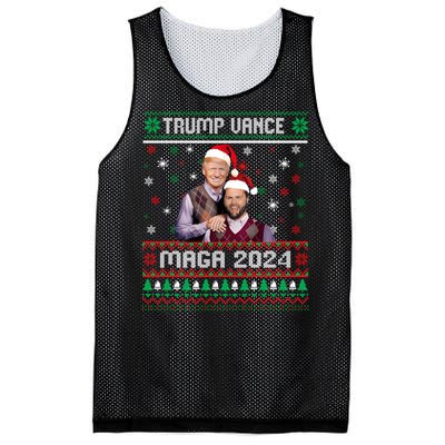 Trump Vance Brothers Maga 2024 Christmas Ugly Sweater Xmas Sweatshirt Mesh Reversible Basketball Jersey Tank