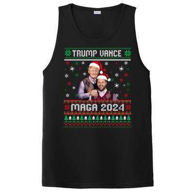 Trump Vance Brothers Maga 2024 Christmas Ugly Sweater Xmas Sweatshirt PosiCharge Competitor Tank