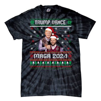 Trump Vance Brothers Maga 2024 Christmas Ugly Sweater Xmas Sweatshirt Tie-Dye T-Shirt