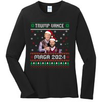 Trump Vance Brothers Maga 2024 Christmas Ugly Sweater Xmas Sweatshirt Ladies Long Sleeve Shirt