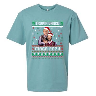 Trump Vance Brothers Maga 2024 Christmas Ugly Sweater Xmas Sweatshirt Sueded Cloud Jersey T-Shirt