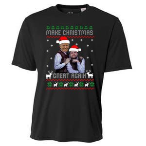 Trump Vance Brothers Make Christmas Great Again Santa Cooling Performance Crew T-Shirt