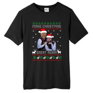 Trump Vance Brothers Make Christmas Great Again Santa Tall Fusion ChromaSoft Performance T-Shirt