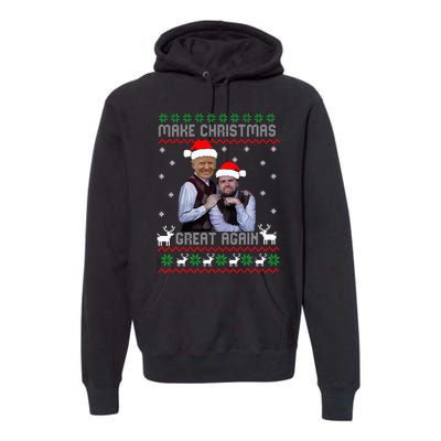 Trump Vance Brothers Make Christmas Great Again Santa Premium Hoodie