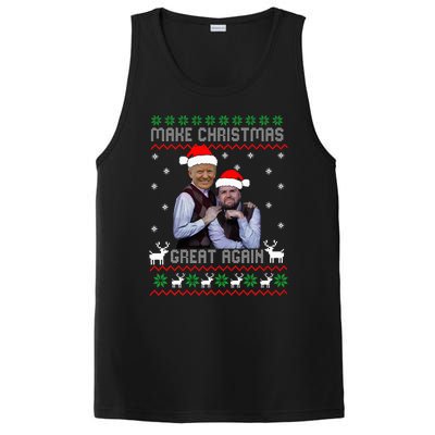 Trump Vance Brothers Make Christmas Great Again Santa PosiCharge Competitor Tank