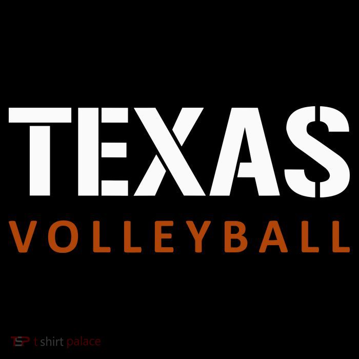 Texas Volleyball Block Style T-Shirt