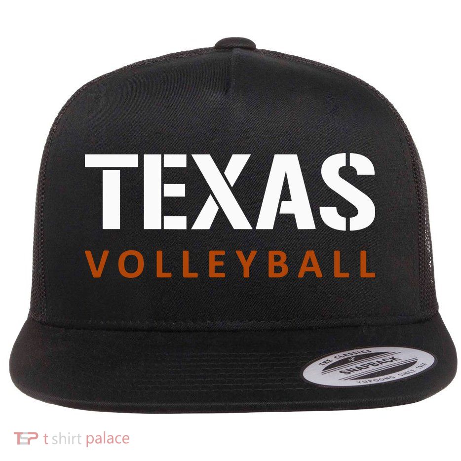Texas Volleyball Block Style Flatbill Hat