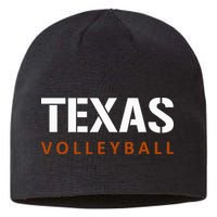 Texas Volleyball Block Style Sustainable Beanie