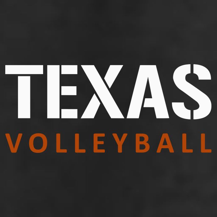 Texas Volleyball Block Style Golf Towel