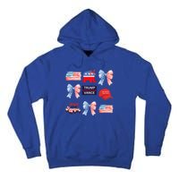 Trump Vance Bow Coquette Vote Presidential 2024 Election Tall Hoodie