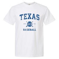 Texas Vintage Baseball Throwback Garment-Dyed Heavyweight T-Shirt