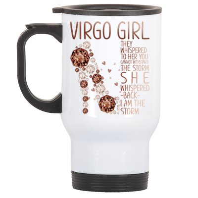 Th Virgo Birthday High Heels Costume Black Funny Gift Stainless Steel Travel Mug