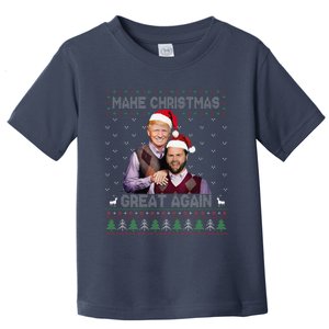 Trump Vance Brothers Make Christmas Great Again Santa Toddler T-Shirt