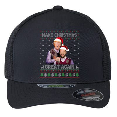 Trump Vance Brothers Make Christmas Great Again Santa Flexfit Unipanel Trucker Cap