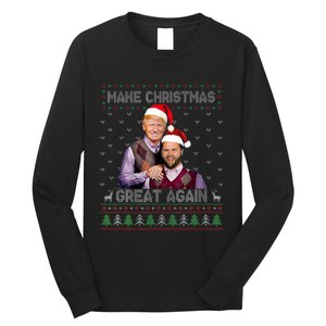 Trump Vance Brothers Make Christmas Great Again Santa Long Sleeve Shirt