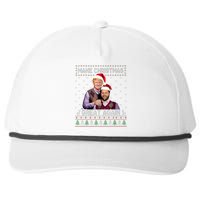 Trump Vance Brothers Make Christmas Great Again Santa Snapback Five-Panel Rope Hat