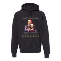 Trump Vance Brothers Make Christmas Great Again Santa Premium Hoodie