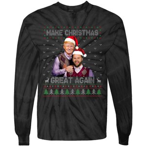 Trump Vance Brothers Make Christmas Great Again Santa Tie-Dye Long Sleeve Shirt