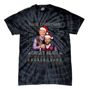 Trump Vance Brothers Make Christmas Great Again Santa Tie-Dye T-Shirt