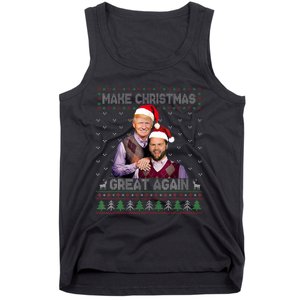 Trump Vance Brothers Make Christmas Great Again Santa Tank Top