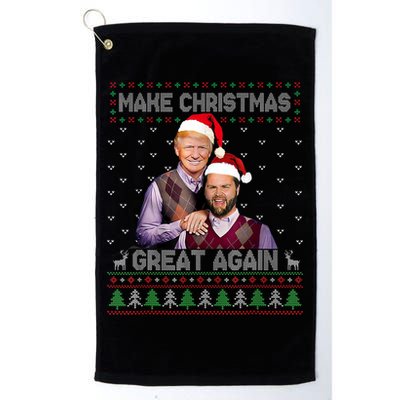 Trump Vance Brothers Make Christmas Great Again Santa Golf Towel