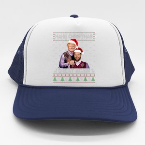 Trump Vance Brothers Make Christmas Great Again Santa Trucker Hat