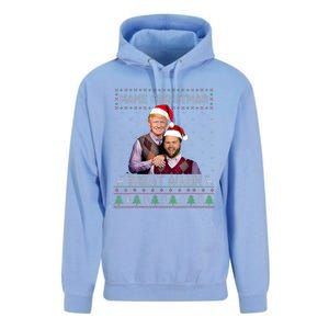 Trump Vance Brothers Make Christmas Great Again Santa Unisex Surf Hoodie