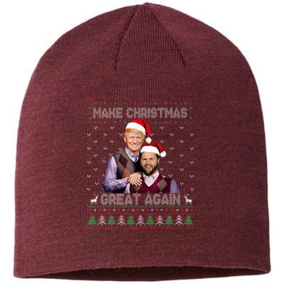 Trump Vance Brothers Make Christmas Great Again Santa Sustainable Beanie