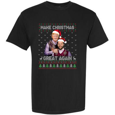 Trump Vance Brothers Make Christmas Great Again Santa Garment-Dyed Heavyweight T-Shirt